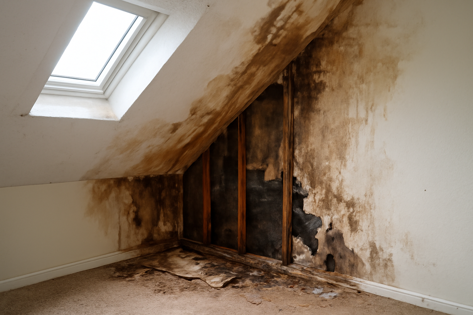 Attic Water Damage Restoration in Seigling, SC