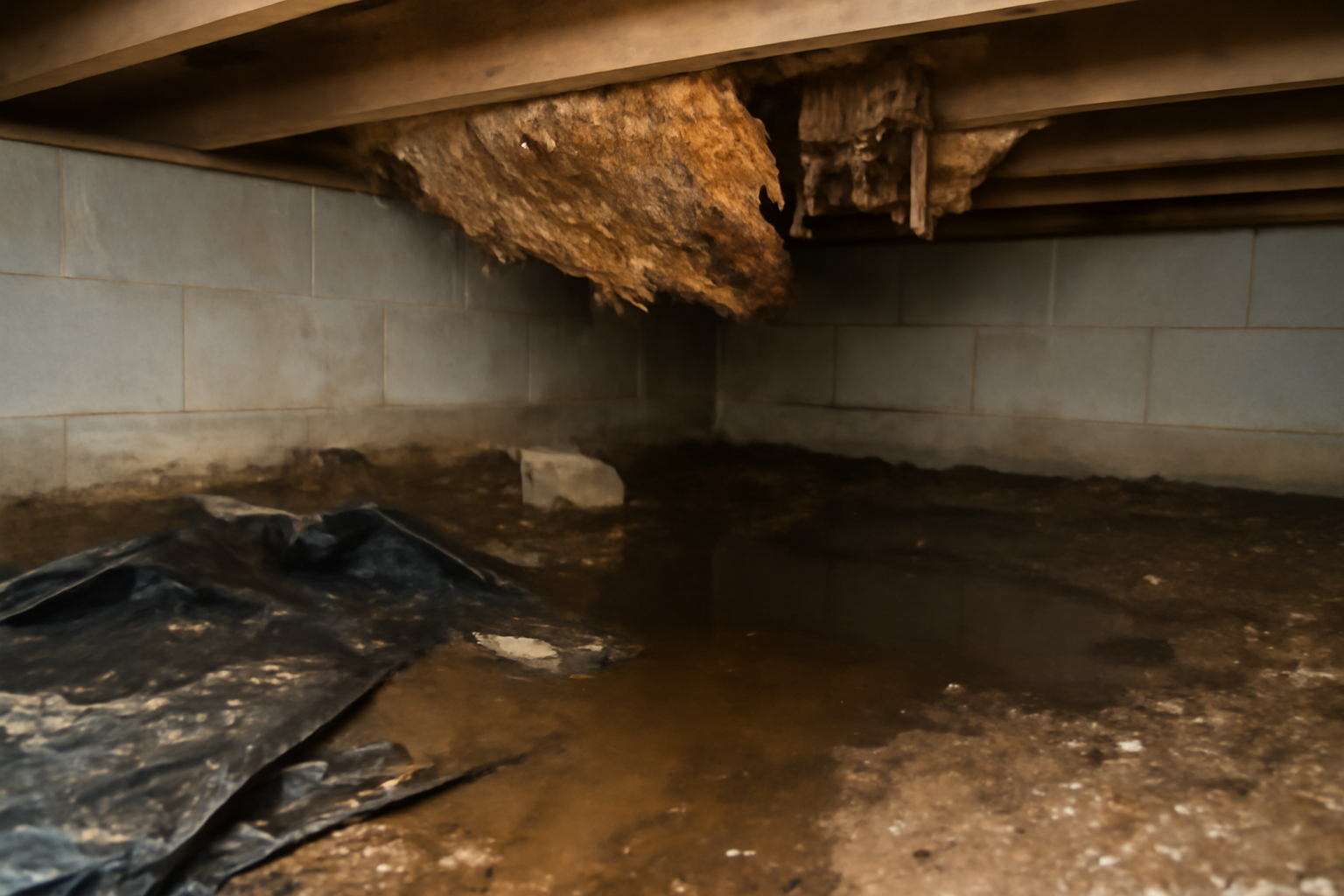 Crawl Space Water Extraction in Jackson, SC