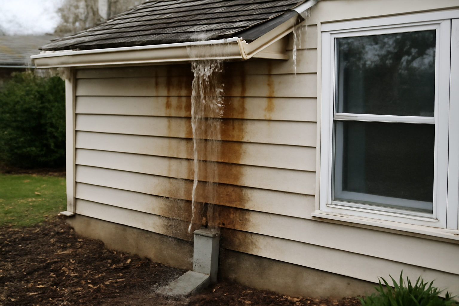 Gutter Overflow Water Removal in Johnston, SC