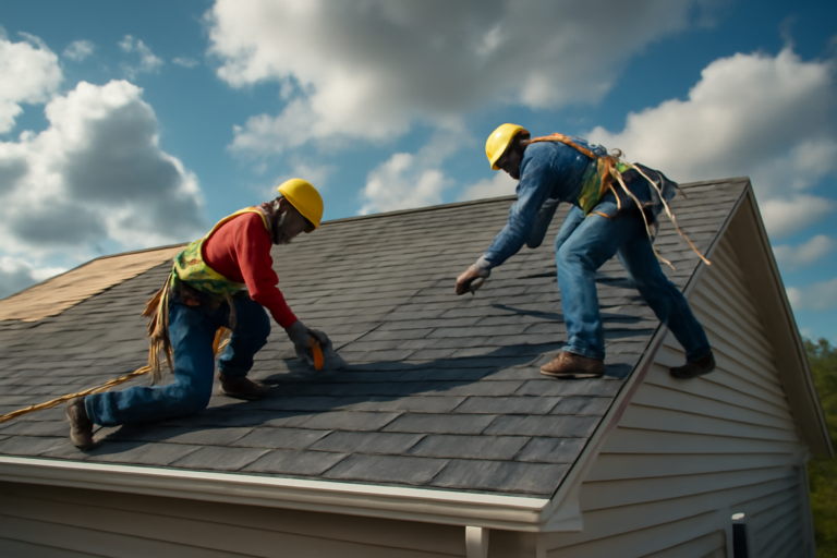 Storm damage repair service