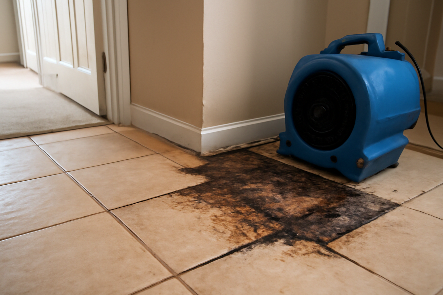 Tile Floor Water Damage Restoration in Girard, GA