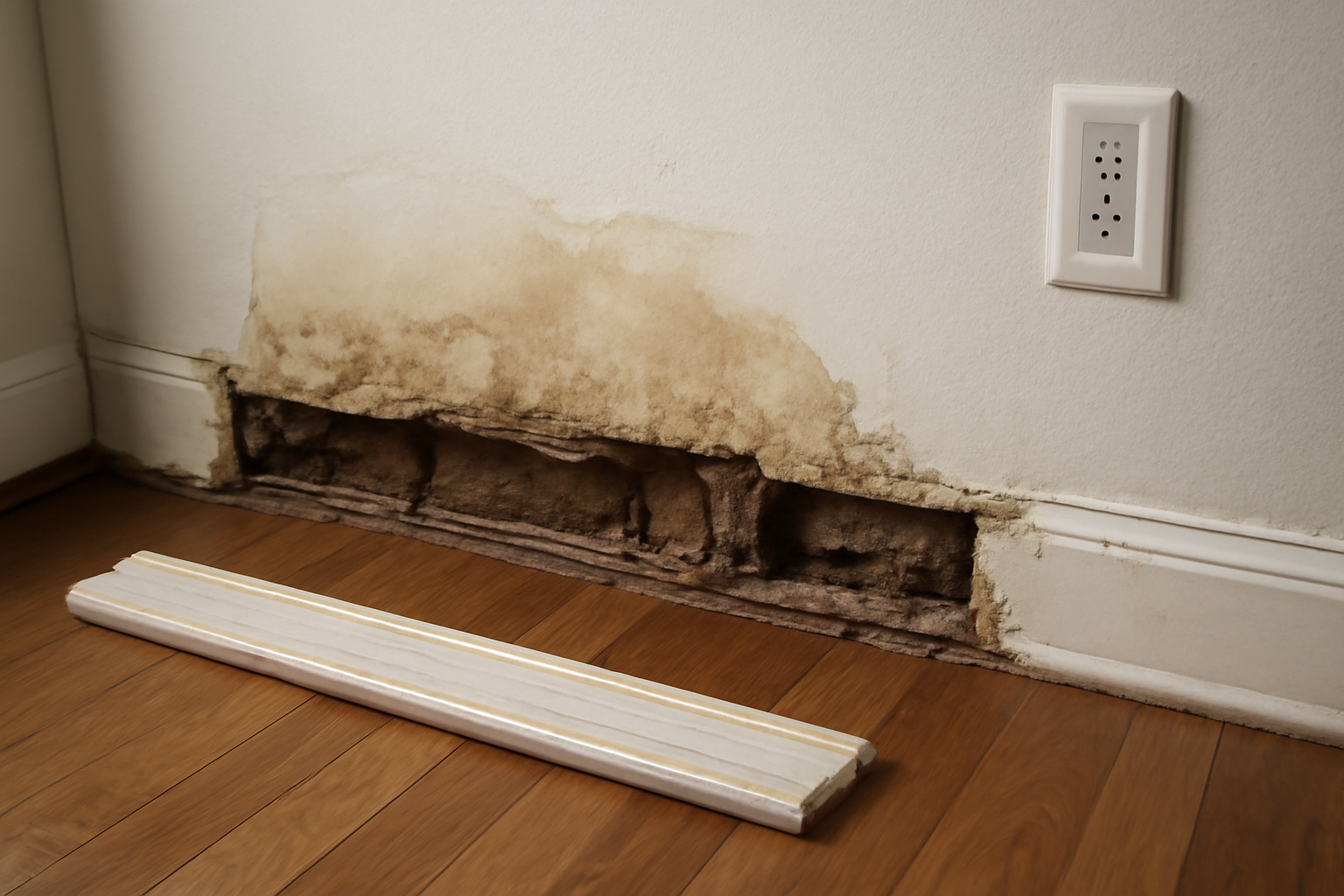 Trim & Baseboard Replacement After Water Damage in Edgehill, GA